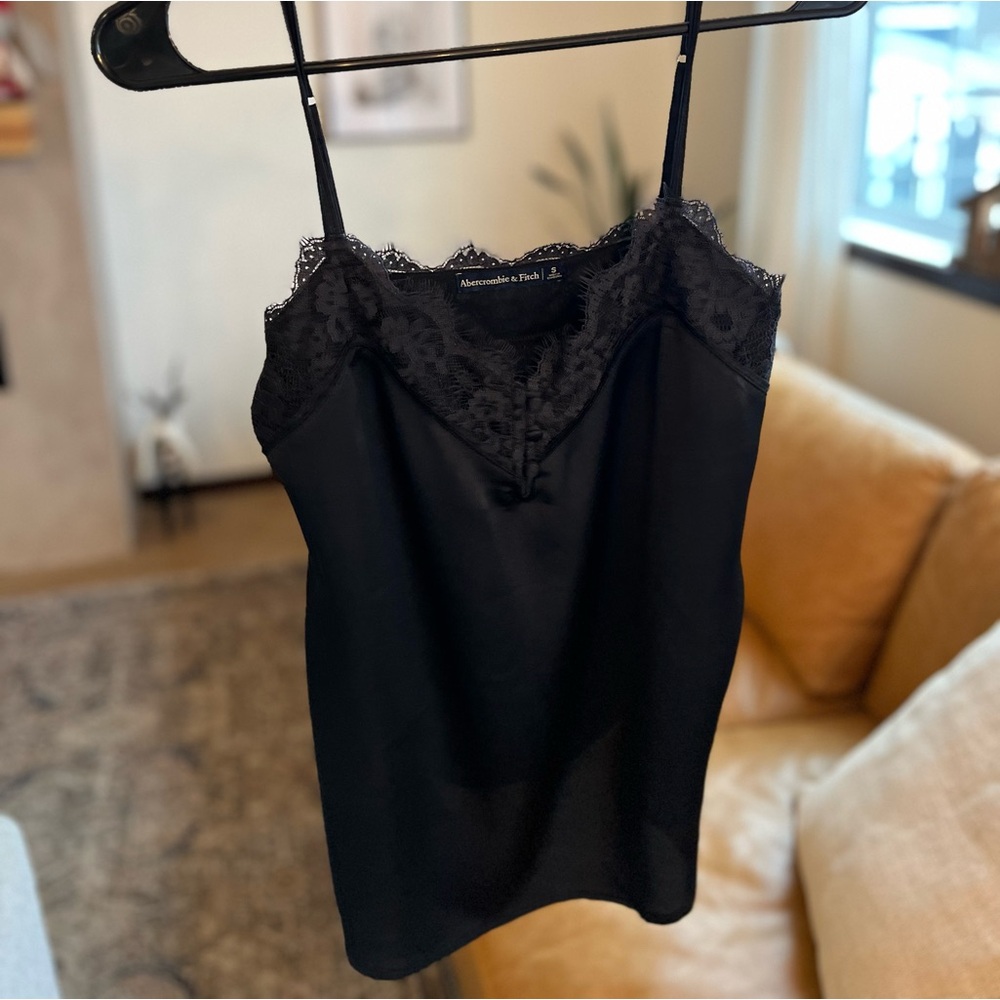 Abercrombie Satin Lace Tank